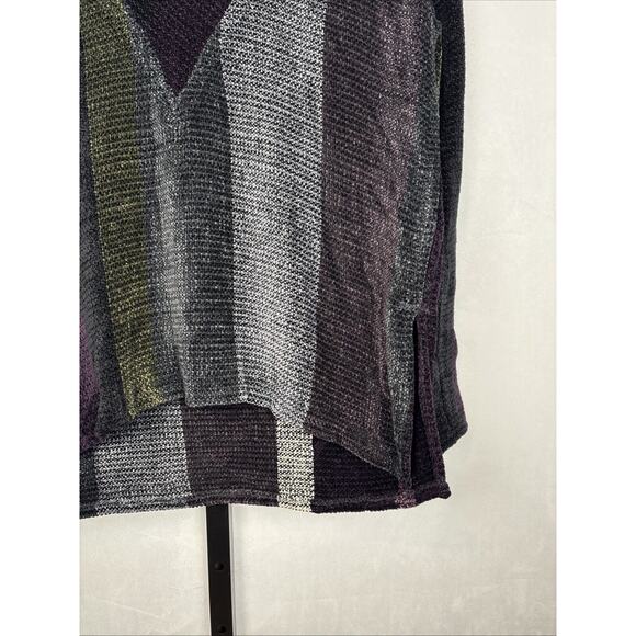 Barbara Holloway Fine Hand Weaving Chenille Cowl Sweater Fits Medium-Large Artsy - Picture 5 of 12